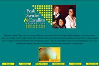 Splash screen of Peaks, Swril and Cavalito dot com